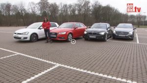 Multitest Mercedes A180 CDI vs. BMW 116d vs. Audi A3 1.6 TDI vs. VW Golf 7 1.6 TDI