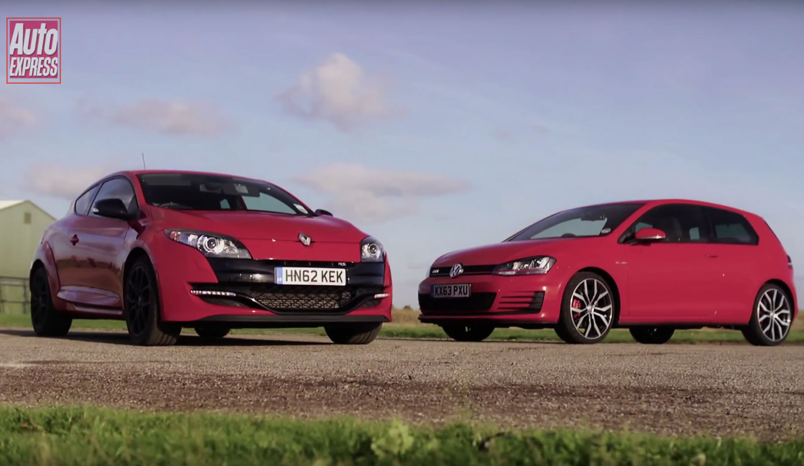 Circuittest Renault Mégane RS vs. Golf GTI