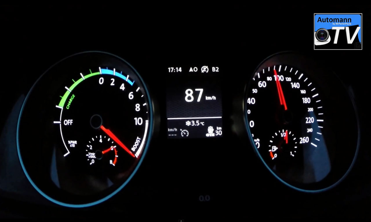 Zo’n Golf GTE is best wel vlot van 0 naar 100 km/u