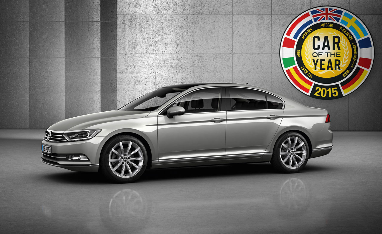 De Volkswagen Passat is Auto van het Jaar 2015