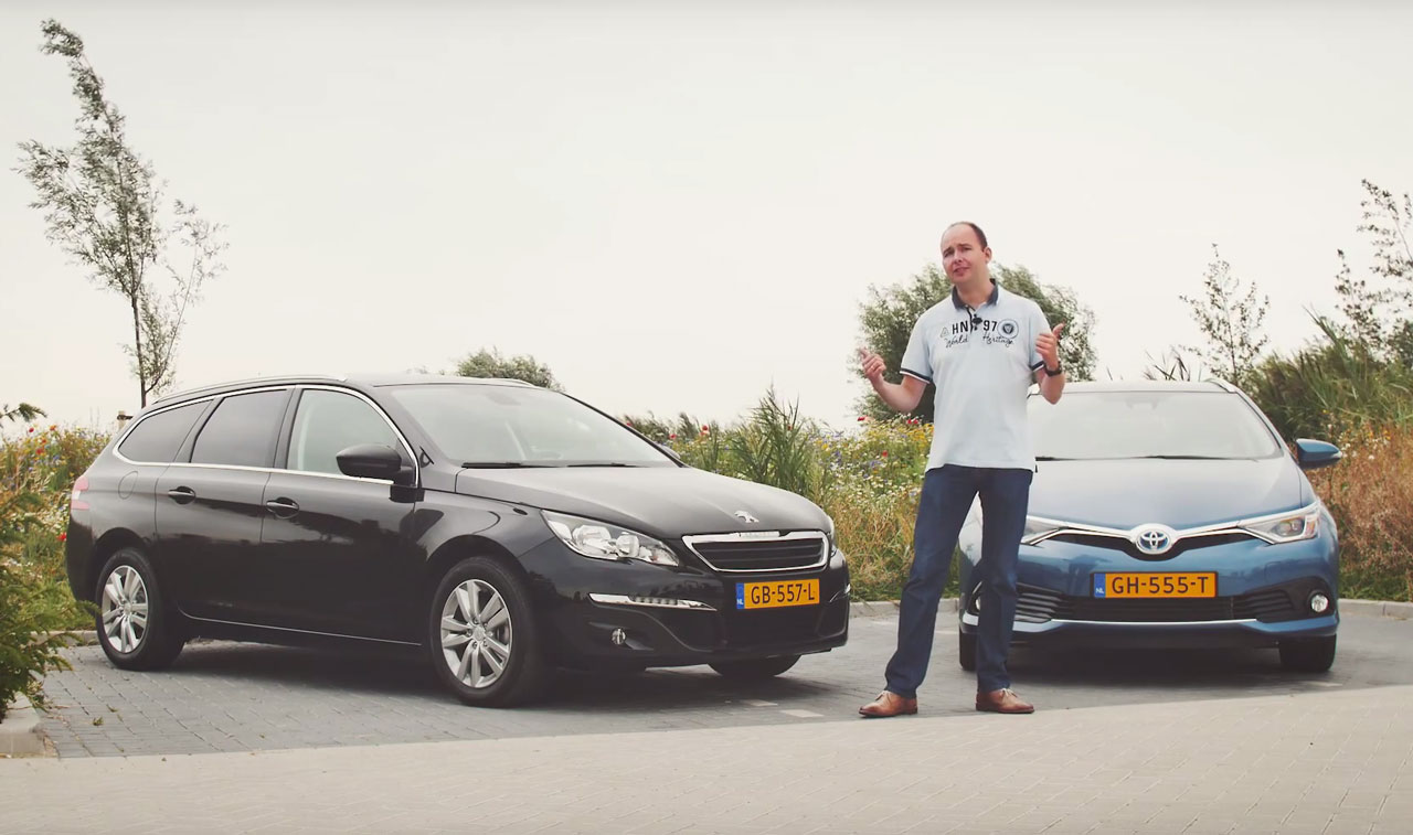 Dubbeltest Peugeot 308 SW BlueHDi vs Toyota Auris TS Hybrid