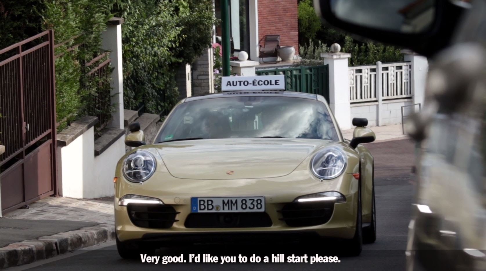 Een Porsche 911 als examenauto inzetten, mag dat?