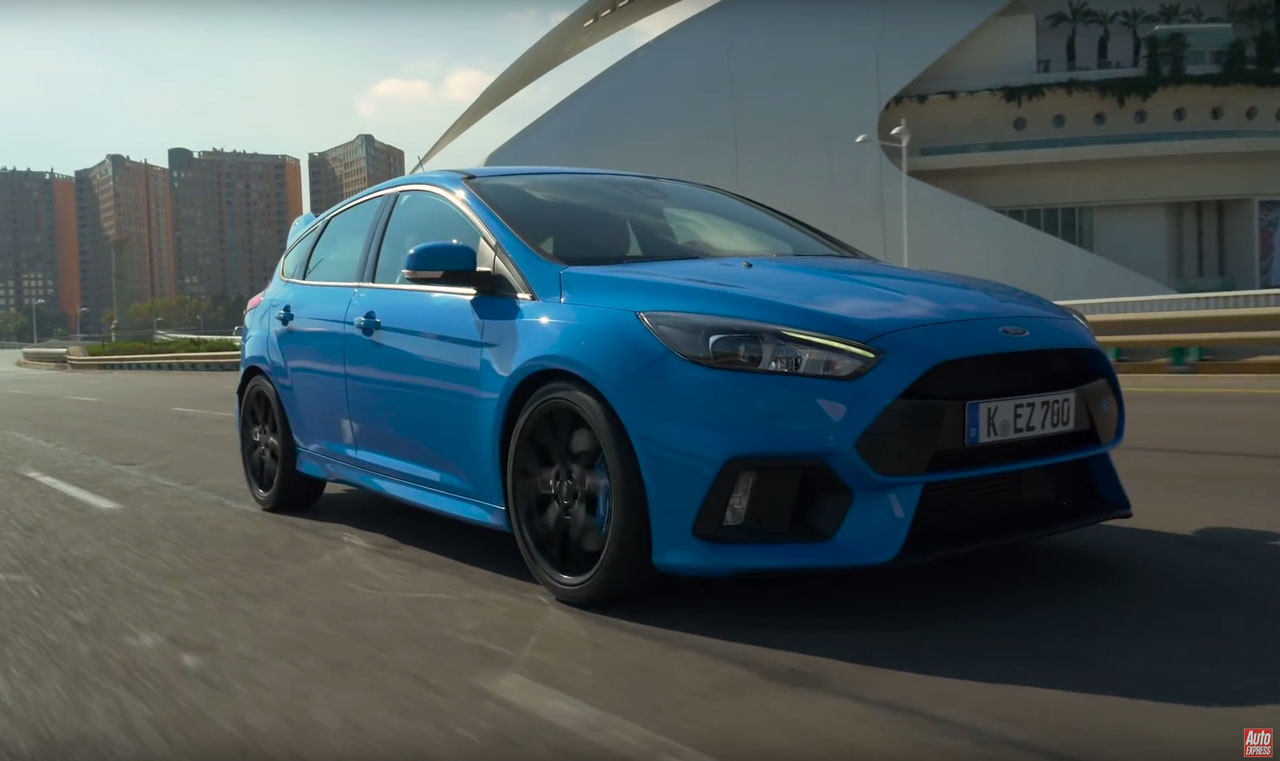 Test Ford Focus RS 2016: blauw funpakket