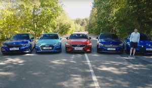 Carwow test 5 premium middenklasse sedans