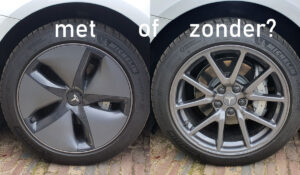 Tesla Model 3: hoeveel zuiniger zijn de Aero-wieldoppen?