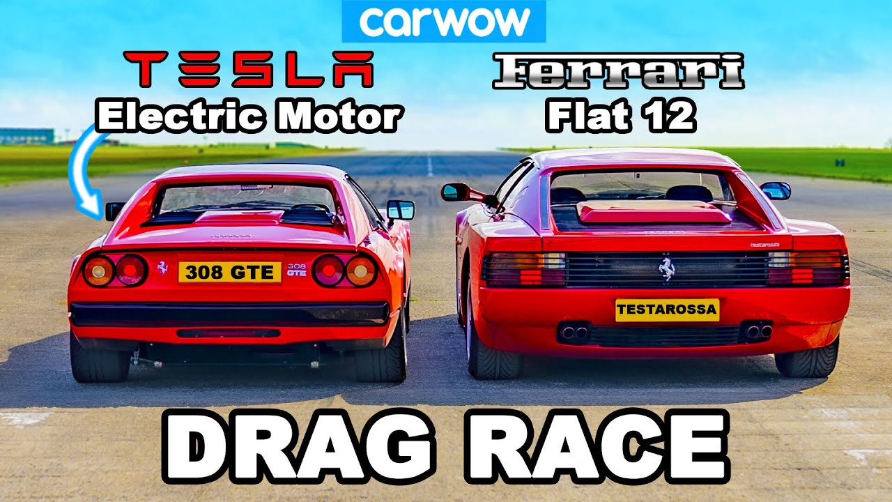 Elektrische Ferrari 308 vs. Ferrari Testarossa: ideaal of heiligschennis?