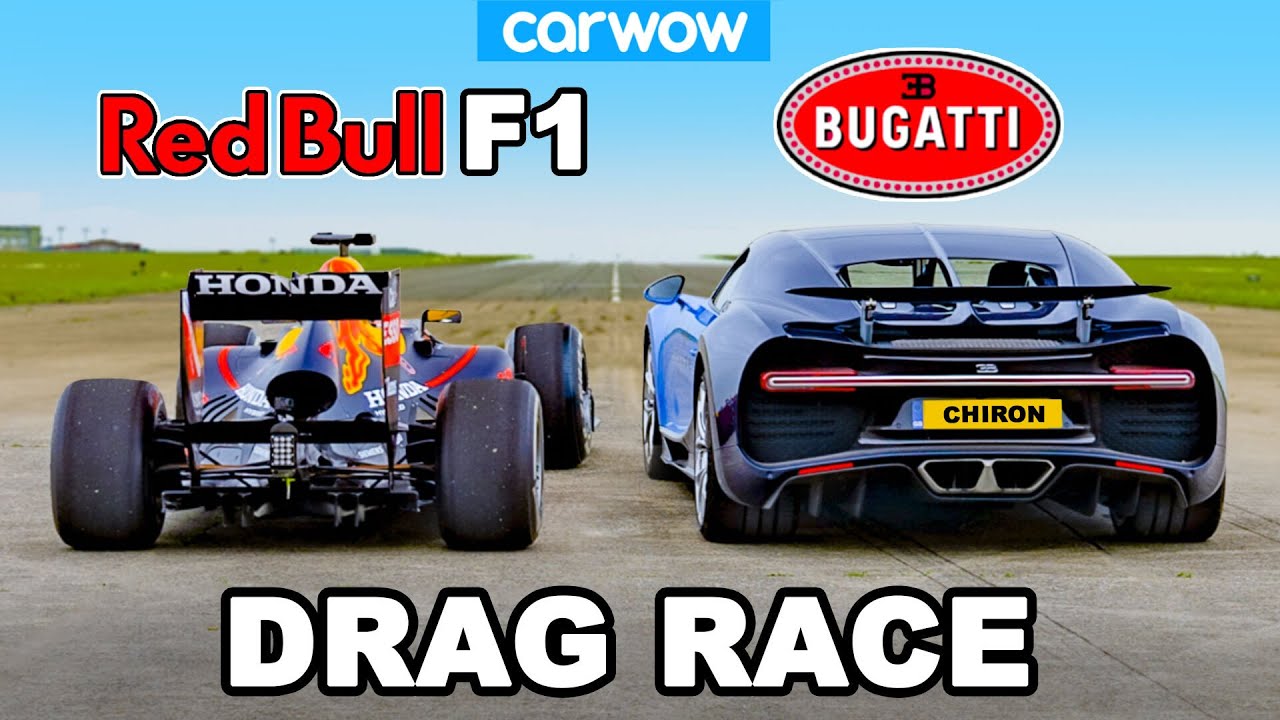 Wat is sneller: F1-raceauto of Bugatti Chiron?