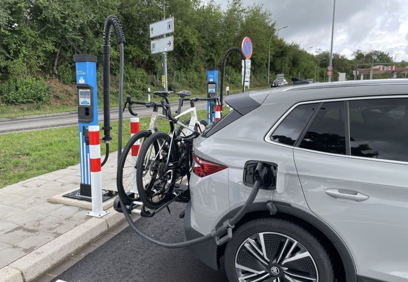 Laden onderweg in Frankrijk